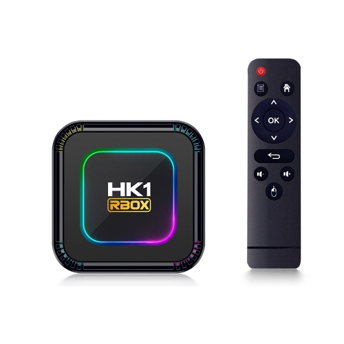HK1 RBOX K8 8K Android 13.0 Smart TV Box с пультом дистанционного управления, 4 ГБ + 32 ГБ, четырехъядерный процессор RK3528 (вилка Великобритании)