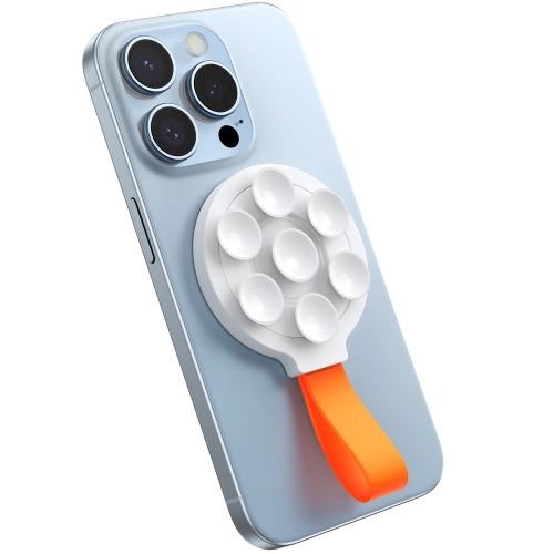 JOYROOM JR-ZS393 Магнитный держатель для телефона на присоске (белый оранжевый)