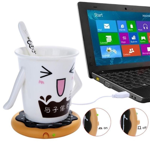 Пончик дизайн USB кабель питания Настольная кружка подогреватель чашки чай кофе напитки нагревательный коврик Pad