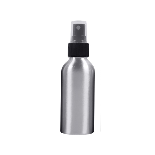 Алюминиевая бутылка многоразового стеклянного тонкого распылителя тумана, 5 шт, 100 мл (черная)