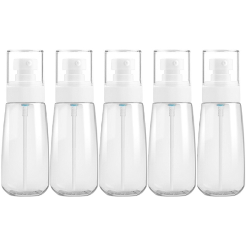 5 PCS Дорожные пластиковые бутылки Герметичные портативные дорожные аксессуары Маленькие контейнеры для бутылок, 100 мл (прозрачные)