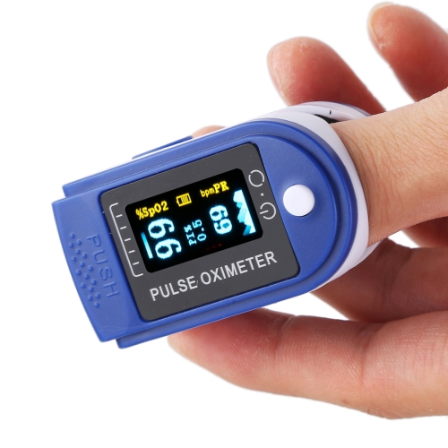 JZK-301 Прецизионный датчик кислорода в крови с пульсоксиметром (синий)