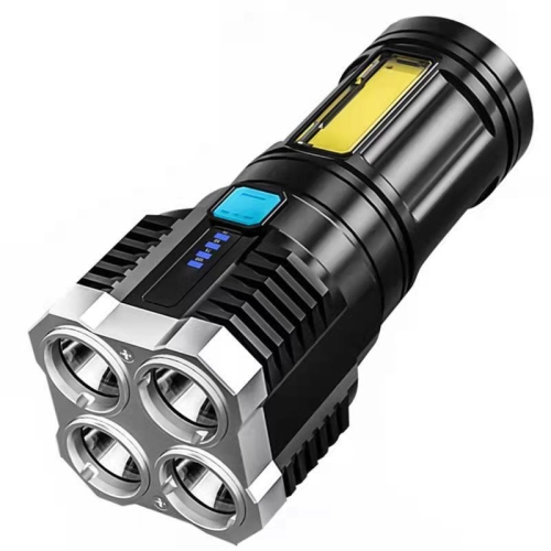 S03 4 x SMD 3030 + COB STRIGHT LIGHT USB Аккумуляторный светодиодный фонарик
