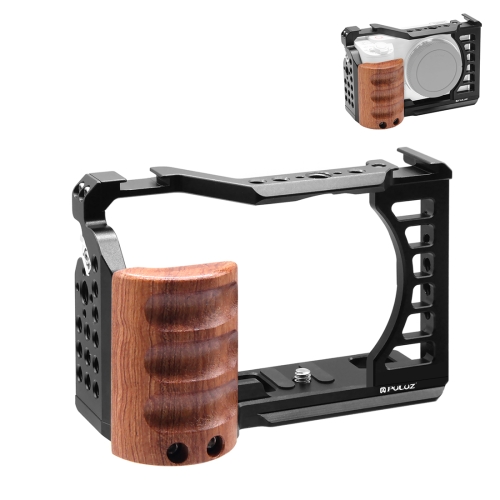 Для Sony ZV-E1 PULUZ деревянная ручка металлическая клетка-стабилизатор для камеры