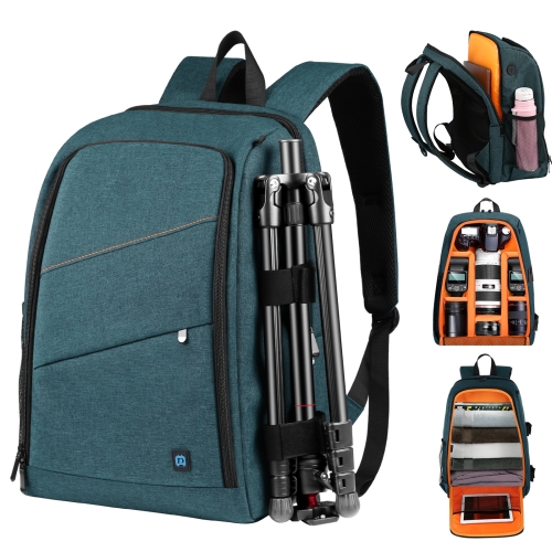 PULUZ Открытый портативный водонепроницаемый устойчивый к царапинам рюкзак с двумя плечами Ручной PTZ-стабилизатор для камеры с дождевиком для цифровой камеры, DJI Ronin-SC / Ronin-S (синий)