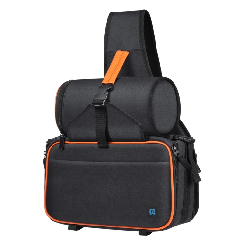 Puluz треугольник стиль SLR камеры мешок для камеры водонепроницаемый рюкзак на плечо мешок с сумкой съемной линзы (черный)