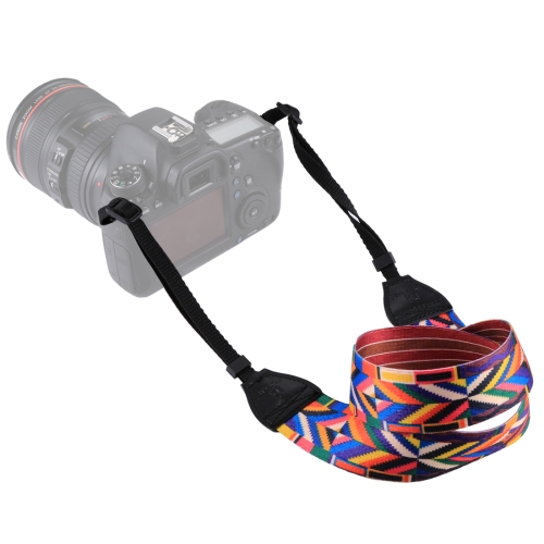 Ремешок для фотоаппарата PULUZ в ретро-этническом стиле, многоцветный плечевой ремень для шеи и зеркальных фотоаппаратов