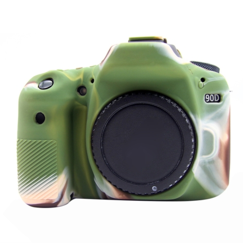 Мягкий силиконовый защитный чехол PULUZ для Canon EOS 90D (камуфляжный)