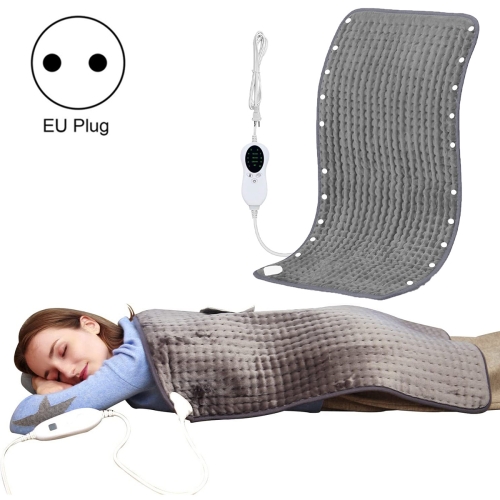Электрическое нагревательное одеяло, нагревательная подушка для физиотерапии, теплая подушка для живота на талии с пряжкой, 43 x 84 см (вилка европейского стандарта)