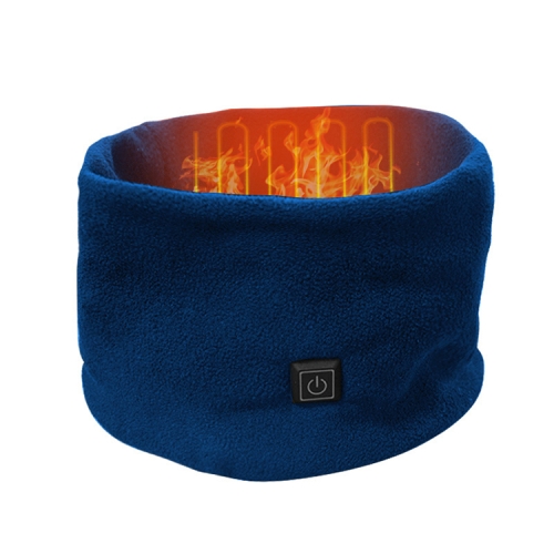 Осенне-зимний теплый шарф с USB-подогревом для спорта на открытом воздухе (синий)