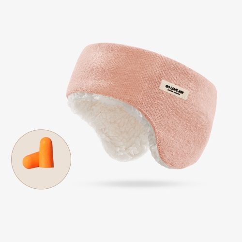 Golovejoy Winter Warm Soundproof Earmuffs + Комплект берушей Маска для сна (розовая)