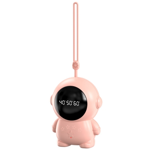 USB-астронавт в форме цифрового дисплея, 1800 мАч, Power Bank, грелка для рук, цвет: розовый